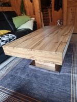 Moderner Salontisch mit viel Stauraum - Holzdekor/Weiss 49 c