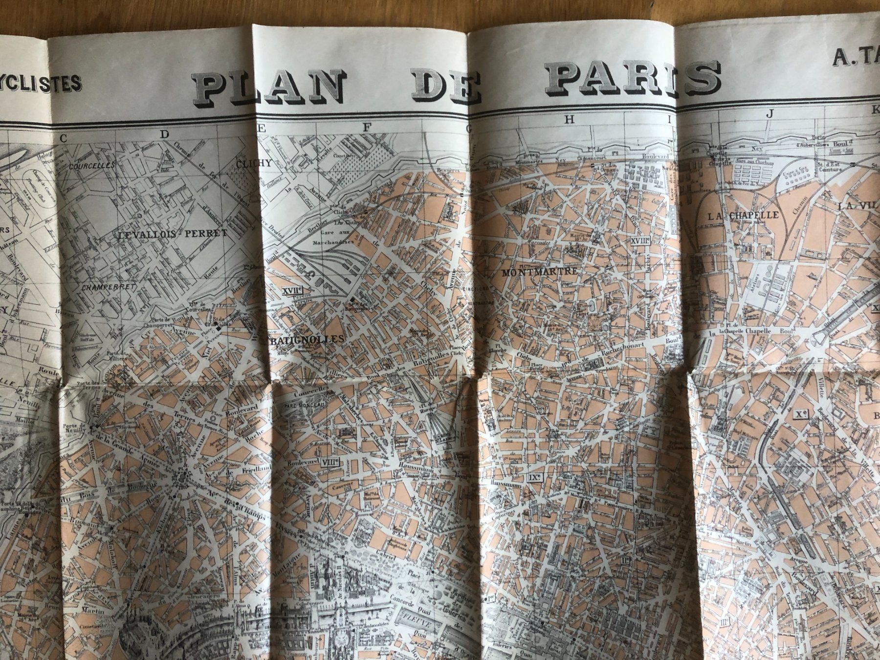 Cartine & Atlanti: Paris 1900 – Plan général. – Usato da Zürich venduto da allp 3