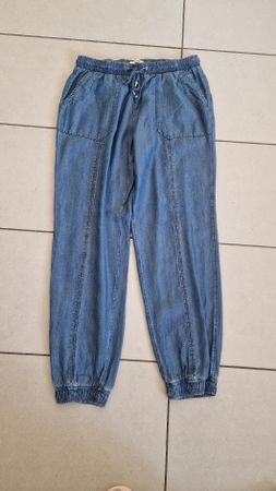 C&A Lyocell Jogger-Hose Jeans-Optik – Gr. 38 