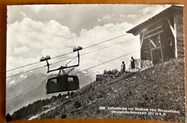 Braunwald - Ohrenplatte  - Luftslibahn Diesbach Animation AK