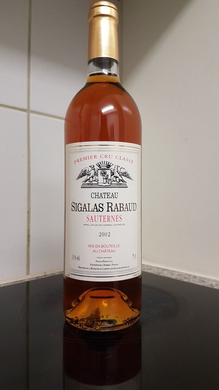 Vino: Chateau Sigalas Rabaud 2002 1er Grand cru Classe – Nuovo (secondo la descrizione) da Grenchen venduto da poggione