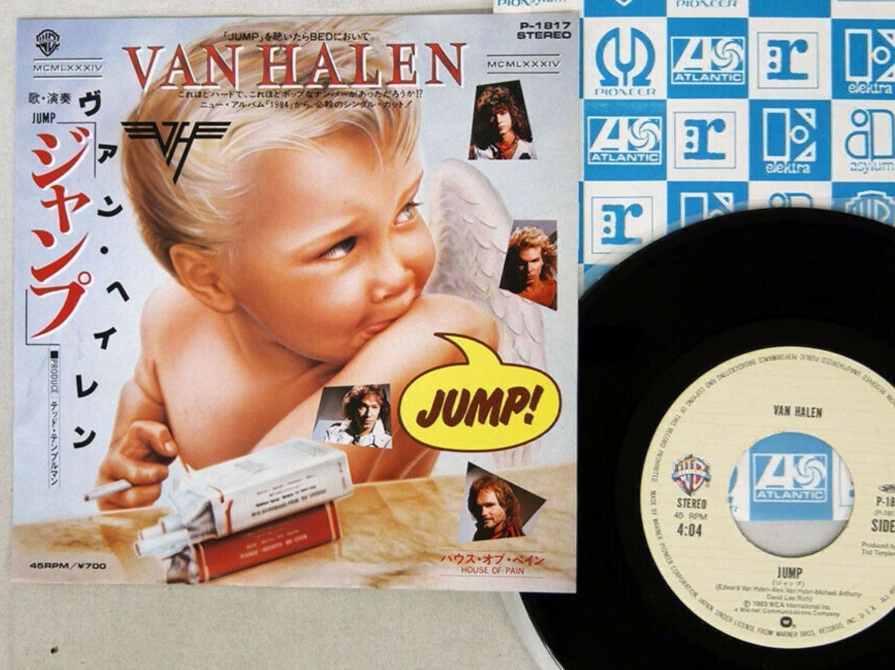 Dischi in vinile: VAN HALEN Jump Warner P-1817 JAPAN 7 – Usato da Noes venduto da Orsomarso72
