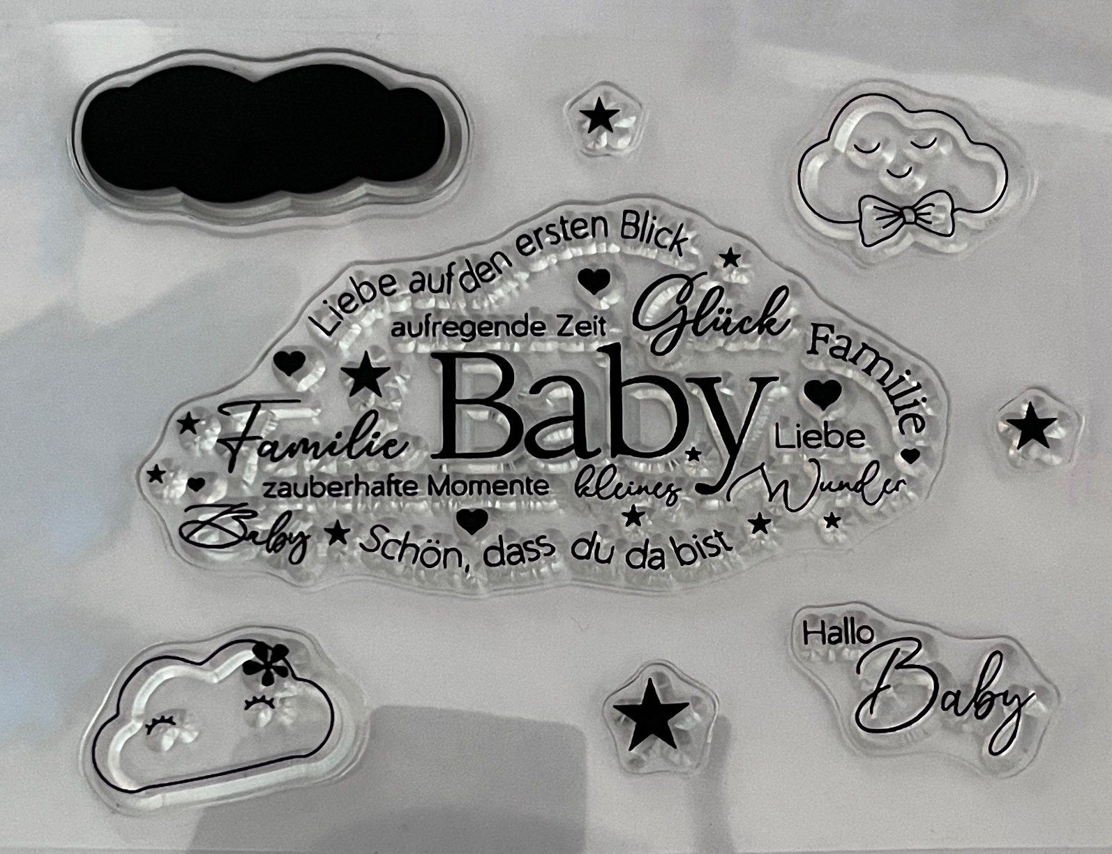 Timbri: Silikonstempel Baby Wolke – Nuovo e nell'imballaggio originale da Kaltbrunn venduto da schere-stein-papier 1