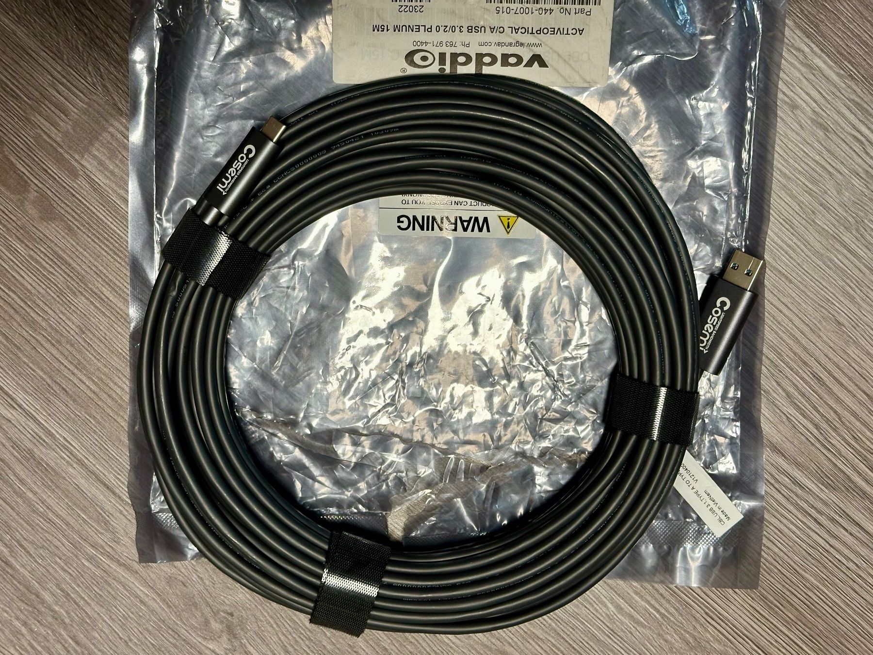 Kabel: Vaddio USB-A/USB-C Kabel optical 15m – Neu und originalverpackt aus Emmen von Highlife_Technik 1