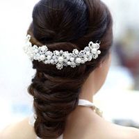 NEUER Braut-Haarschmuck weiss - Hochzeitsfrisur - 202850