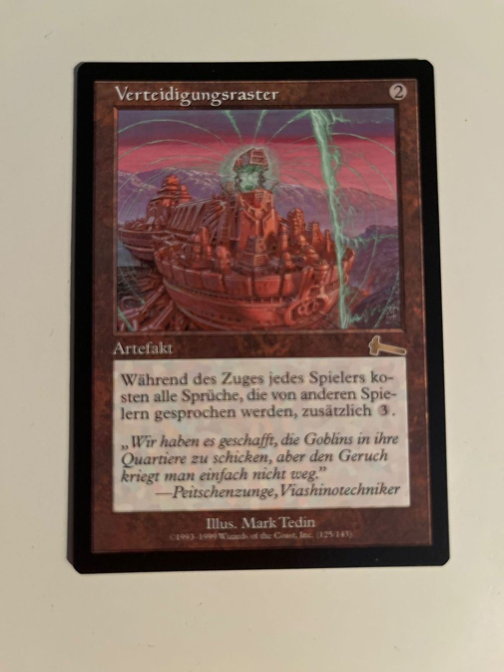 Magic The Gathering Carte collezionabili: 1 x Verteidigungsraster - Magic: The Gathering - MtG – Usato da Kriens venduto da Shadi1980