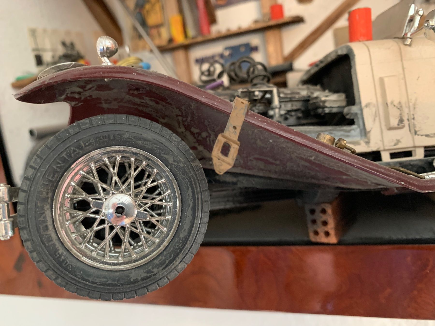 Mercedes-Benz Modellautos: Einmaliges Diorama "Mercedes Oldtimer mit Werkstatt" – Gebraucht aus Widnau von sei_g6d9 6