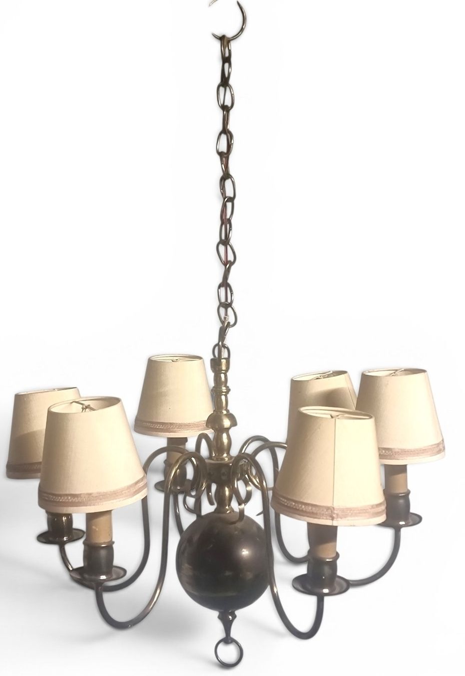Lampadari & plafoniere: Hängelampe Messing mit 6 Schirmen – Usato da Zürich venduto da Pinogaudio