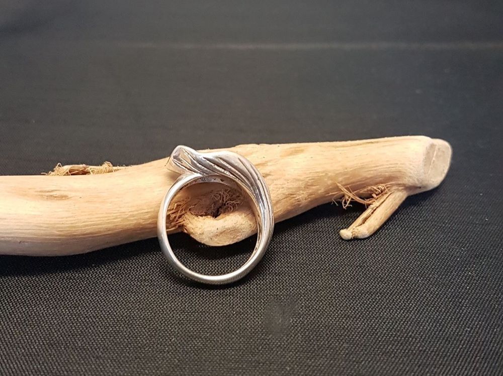 Anelli: Silberring 925 gest. Blattform Gr. 53/54 – Usato da Subingen venduto da Riccardina 3