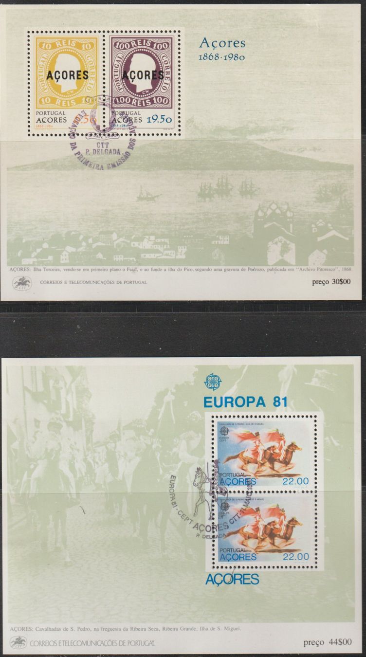 Tutti i francobolli: Açores Portugal – Usato da Crans-Montana venduto da kira56