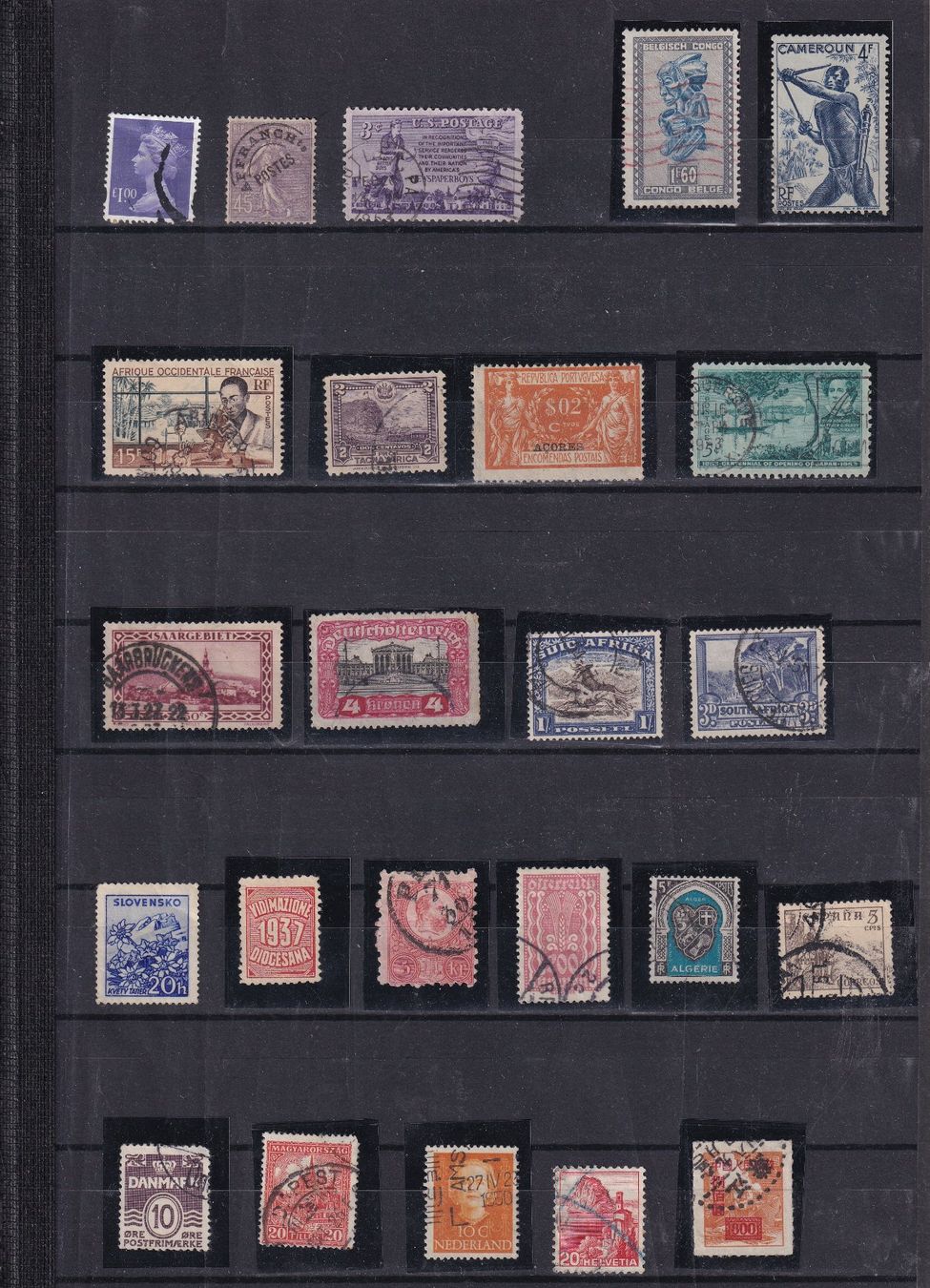 Tous les timbres: LOT  Divers Pays oblitérés – D'occasion à Nyon par an54 4