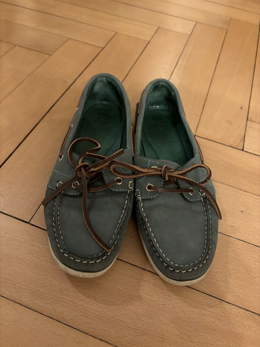 Navyboot Scarpe da donna: Navyboot Segelschuhe grün – Usato da Zürich venduto da BorjaCastillo
