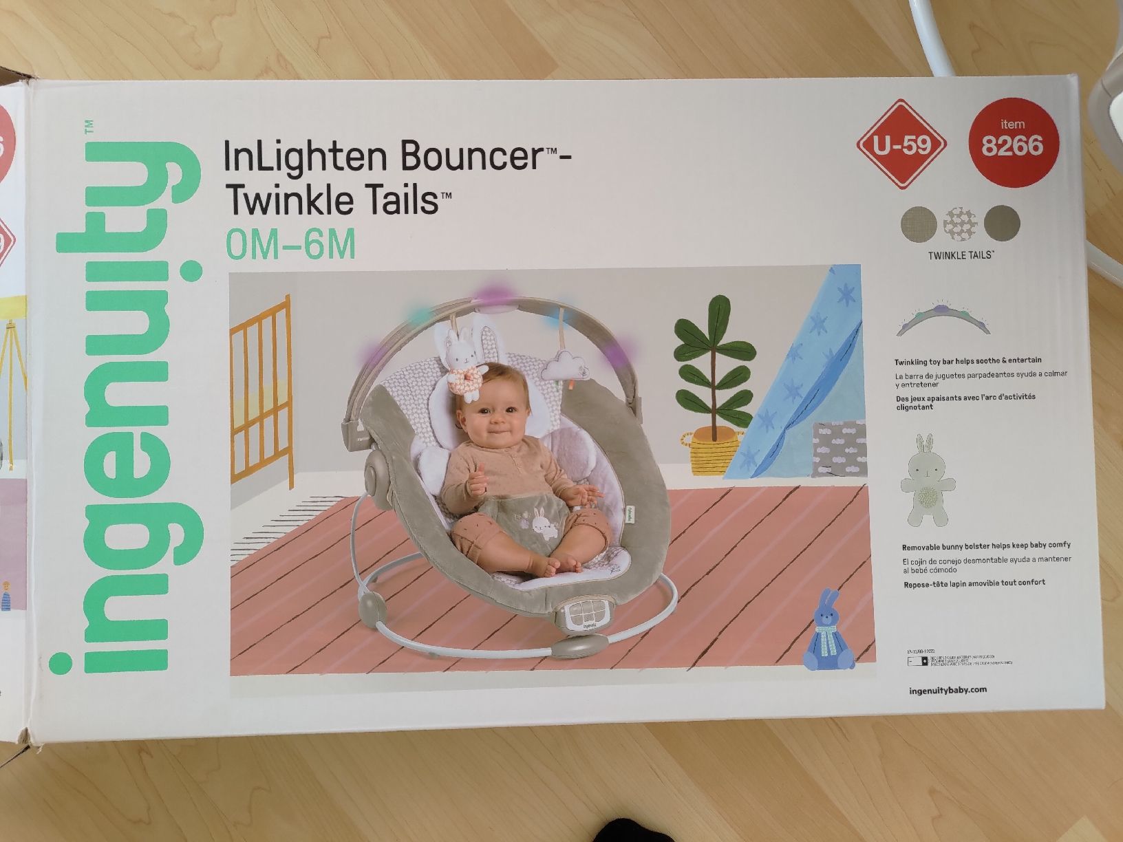 Sdraiette & Sdraiette a dondolo: Babyschaukel Ingenuity Inlighten – Nuovo (secondo la descrizione) da Muhen venduto da oli92er 1