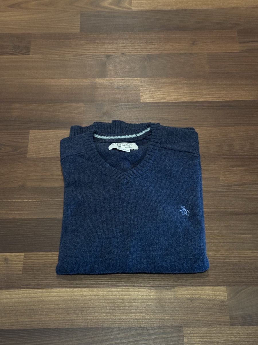 Pullover & Sweatshirts: Original Penguin Pullover navy, Gr. L, Lambswool – Gebraucht aus Gränichen von lixil