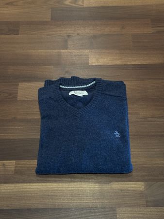 Original Penguin Pullover navy, Gr. L, Lambswool