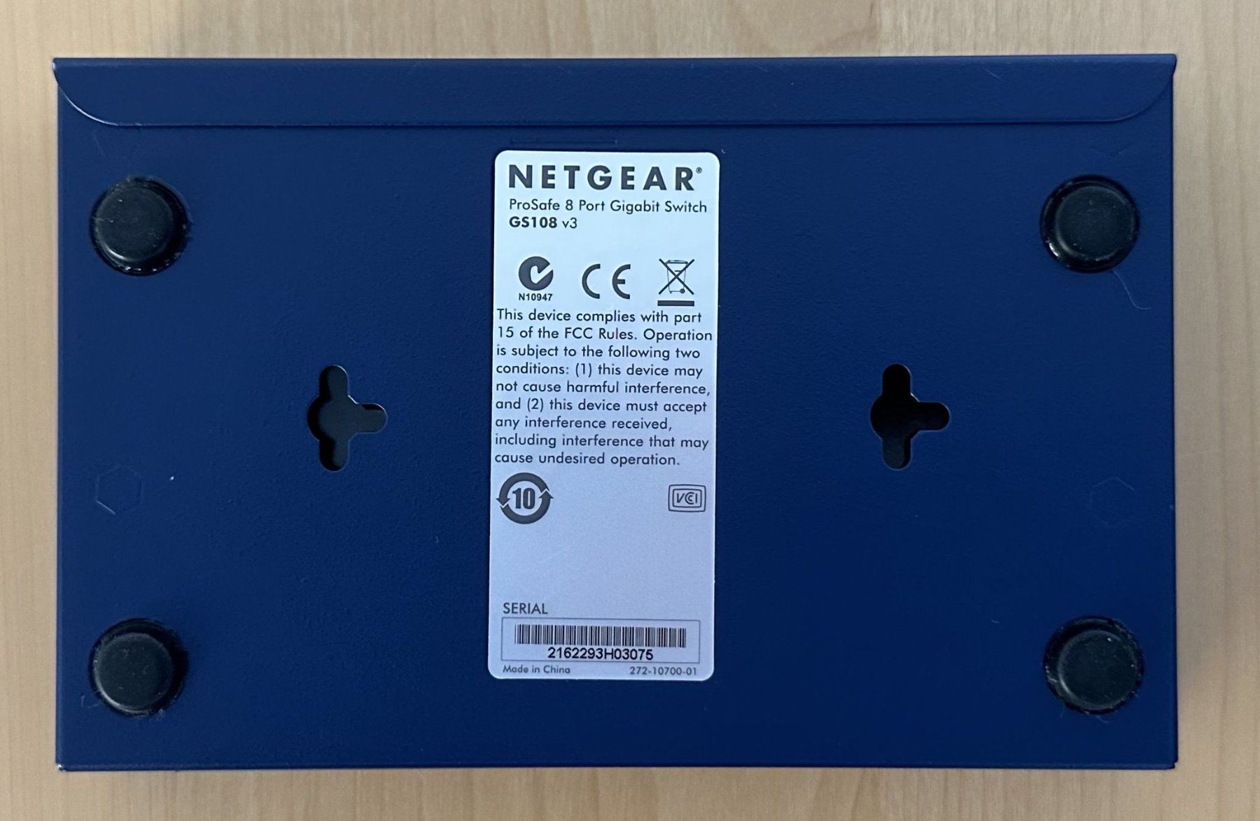 Netgear Hub & Switch: Netgear - Switch - GS108 – Usato da Dielsdorf venduto da Empowered 3