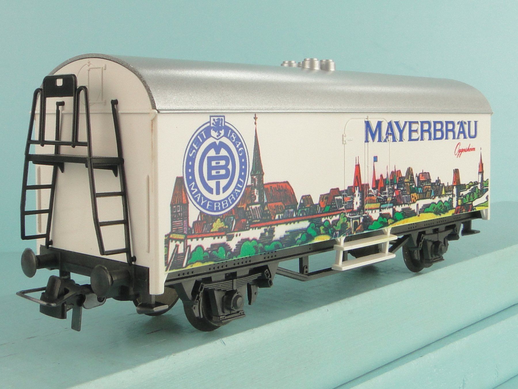 Modellini di ferrovie: BAUR/ROCO Brauerei Mayerbräu – Usato da Bülach venduto da cann11 4