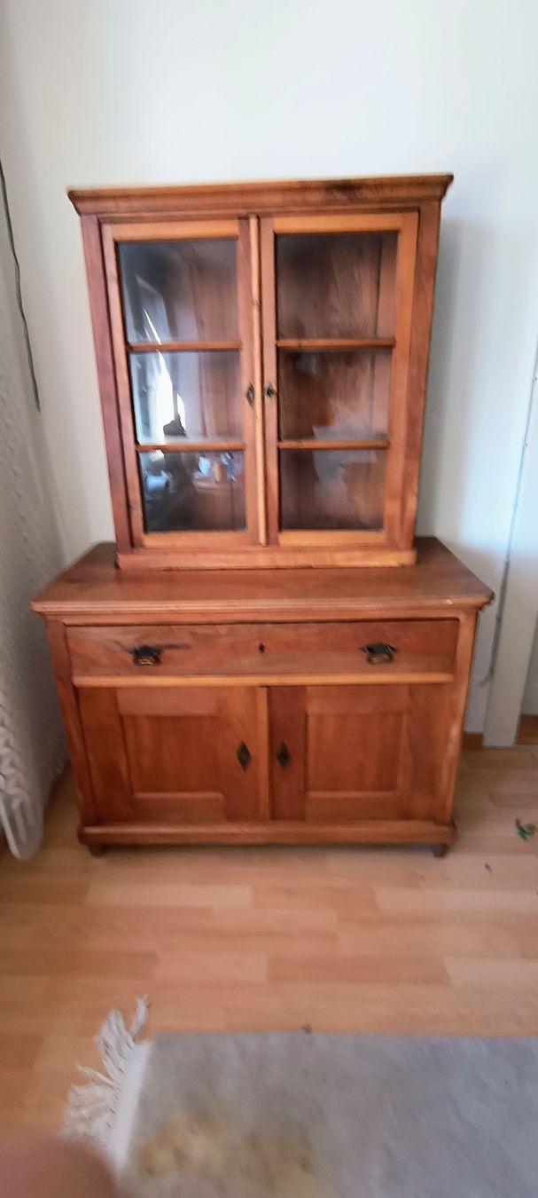 Büffets: Biedermeier Aufsatz vitrinenschrank – Gebraucht aus schaffhausen von walu