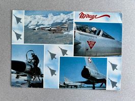 Postkarte alt, Mirage, Stempel Kaserne 6032 Emmen