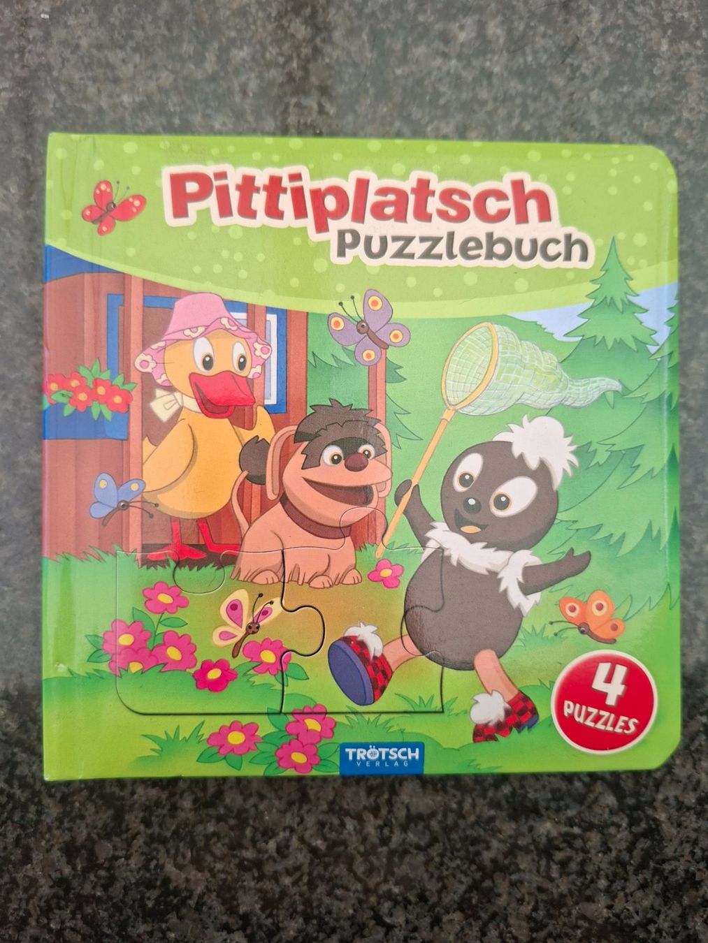 Libri: Kinderbuch / Puzzlebuch "Pittiplatsch" mit 4 Puzzle – Usato da Boniswil venduto da Totomat-Lady2