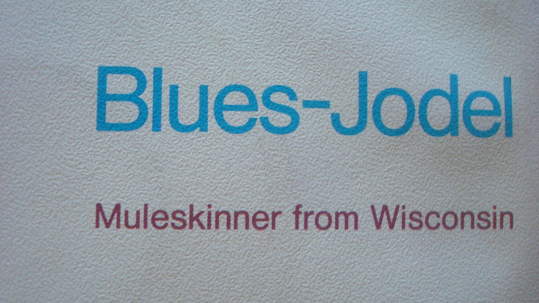 Dischi in vinile: Lis Glaris Blues-Jodel Muleskinner from Wisconsin – Usato da Münchenstein venduto da Pesci6 1