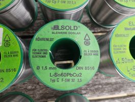 Lötzinn  Sn60PbCu2 1,5mm Typ C F-SW 32 3,5