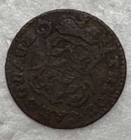 Münze, LIEGE, John Theodore, Liard, 1750, Liege, S+, Kupfer,