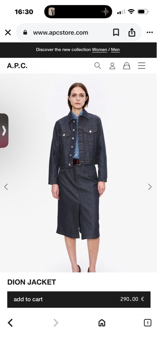 Apc Giacche: APC unisex denim jacket – Nuovo e nell'imballaggio originale da Mont-sur-Lausanne venduto da Gracie-He 2
