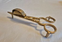 Antike Messingschere, Dochtschere, ca. 19. Jh.