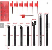 CNC Drehwerkzeuge Set, 7-teilig, neu