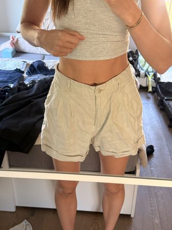 Linen shorts