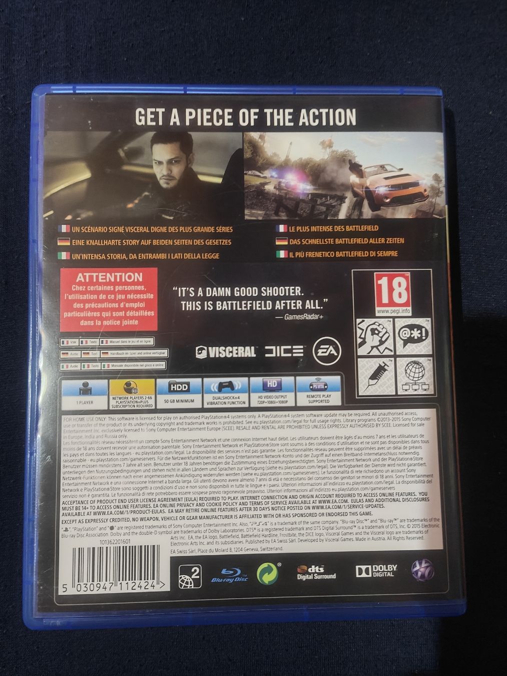 Sony Giochi: Battlefield Hardline (PS4) – Usato da Rothrist venduto da SiddharthaMoon 1