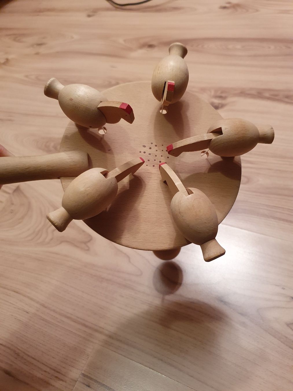 Giocattoli: Holz-Spielzeug "Pickende Hühner" – Usato da Worb venduto da FroLok 3