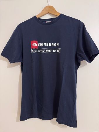 The North Face T-Shirt „Edingburgh“, blau, Grösse M