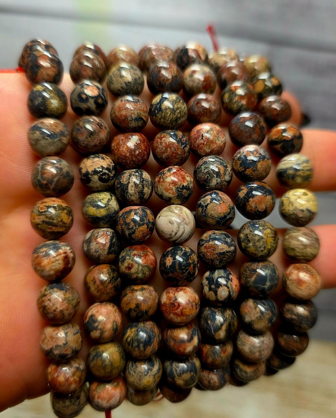 Minerali & Pietre curative: Leopardit Armband – Nuovo e nell'imballaggio originale da Matzingen venduto da Shay_Crystalz