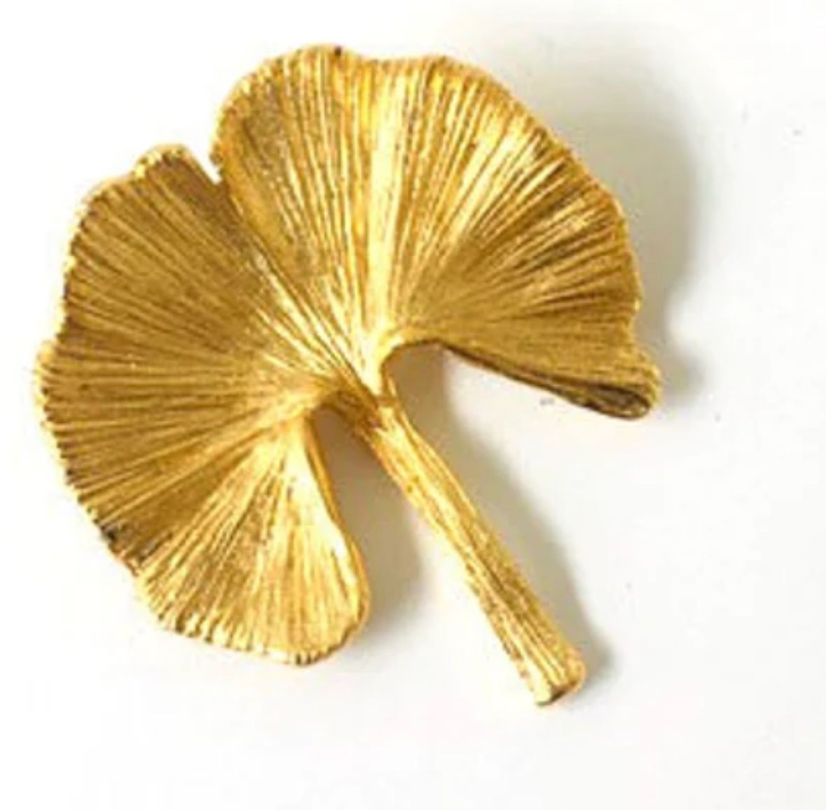 Broche en forme de feulle d'érable argentée avec strass - Etsy France