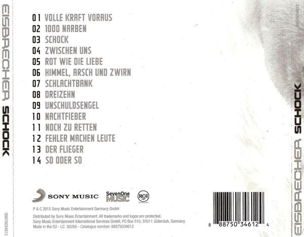 CD: Eisbrecher – Schock - a – Usato da Brittnau venduto da Zibu 1