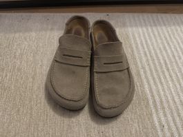 Birkenstock Clogs Wildleder beige Grösse 43 gebraucht