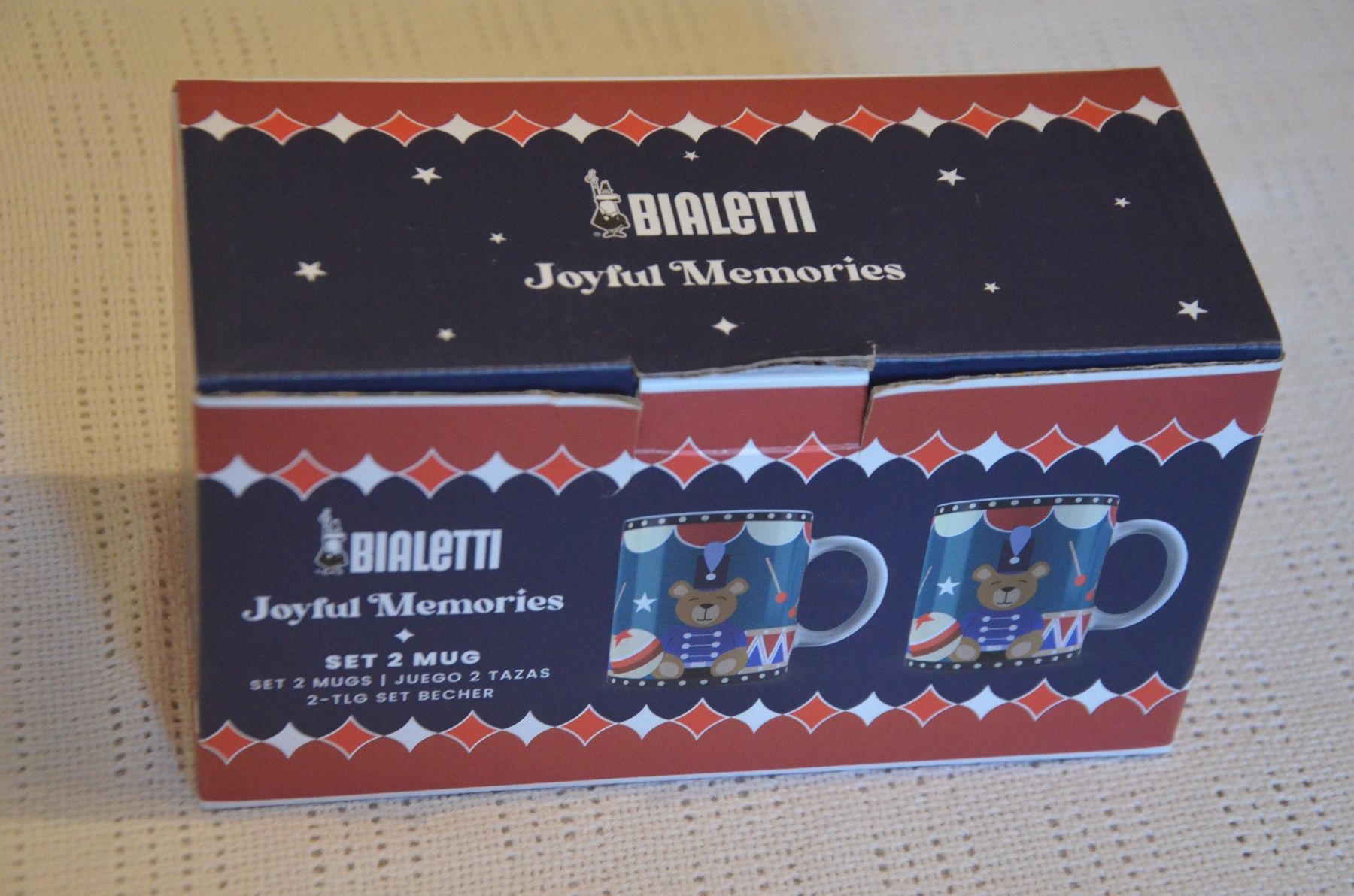 Bialetti Tazze: 2 TASSE BIALETTI NEU – Nuovo e nell'imballaggio originale da Chiasso venduto da Dolly015