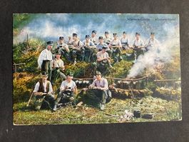 Schweiz 1915 Militärkarte Colombier