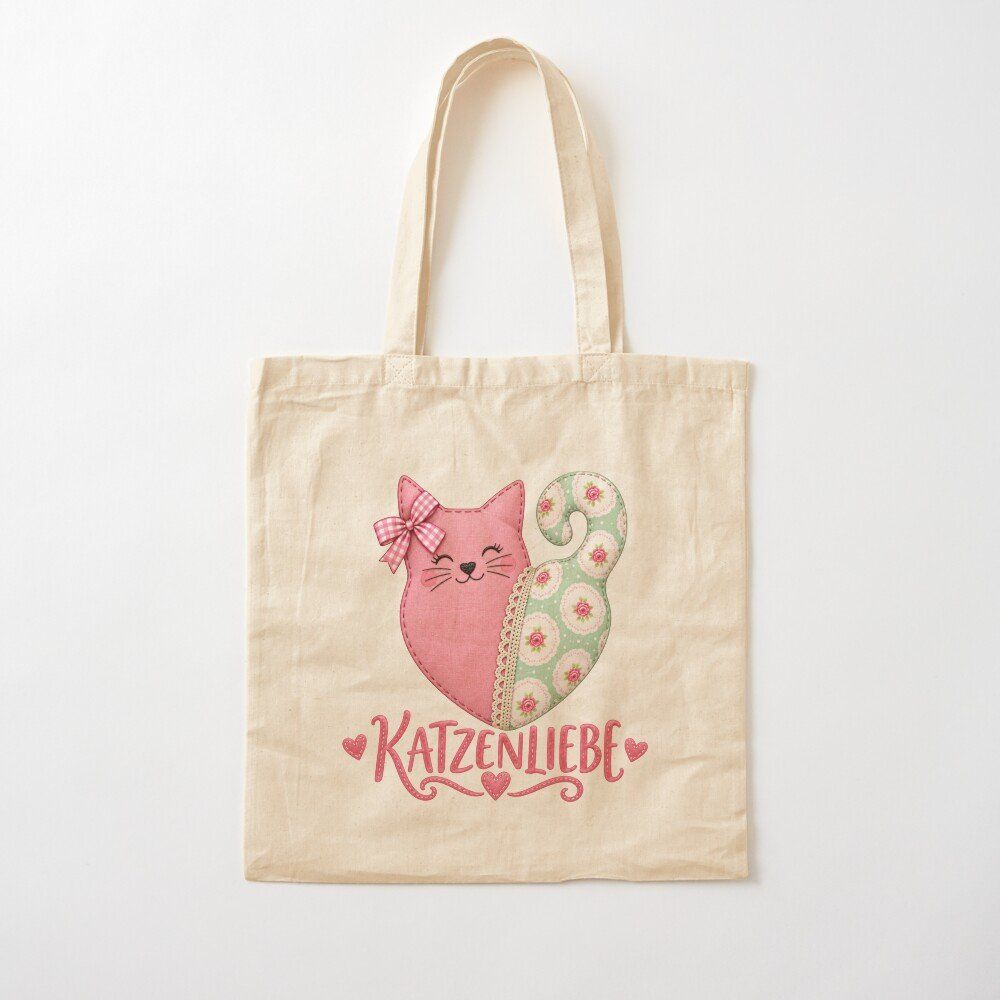 Borse: Stofftasche - Katzenliebe - inkl. Versand – Nuovo e nell'imballaggio originale da Basel venduto da Kunterbunt12 4