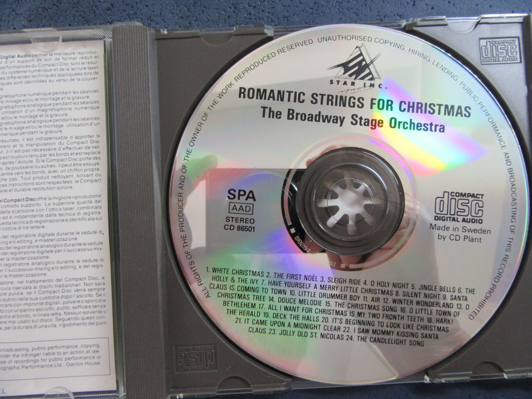 CDs: ROMANTIC STRINGS FOR CHRISTMAS CD – Gebraucht aus Ettingen von Hausi4711 2