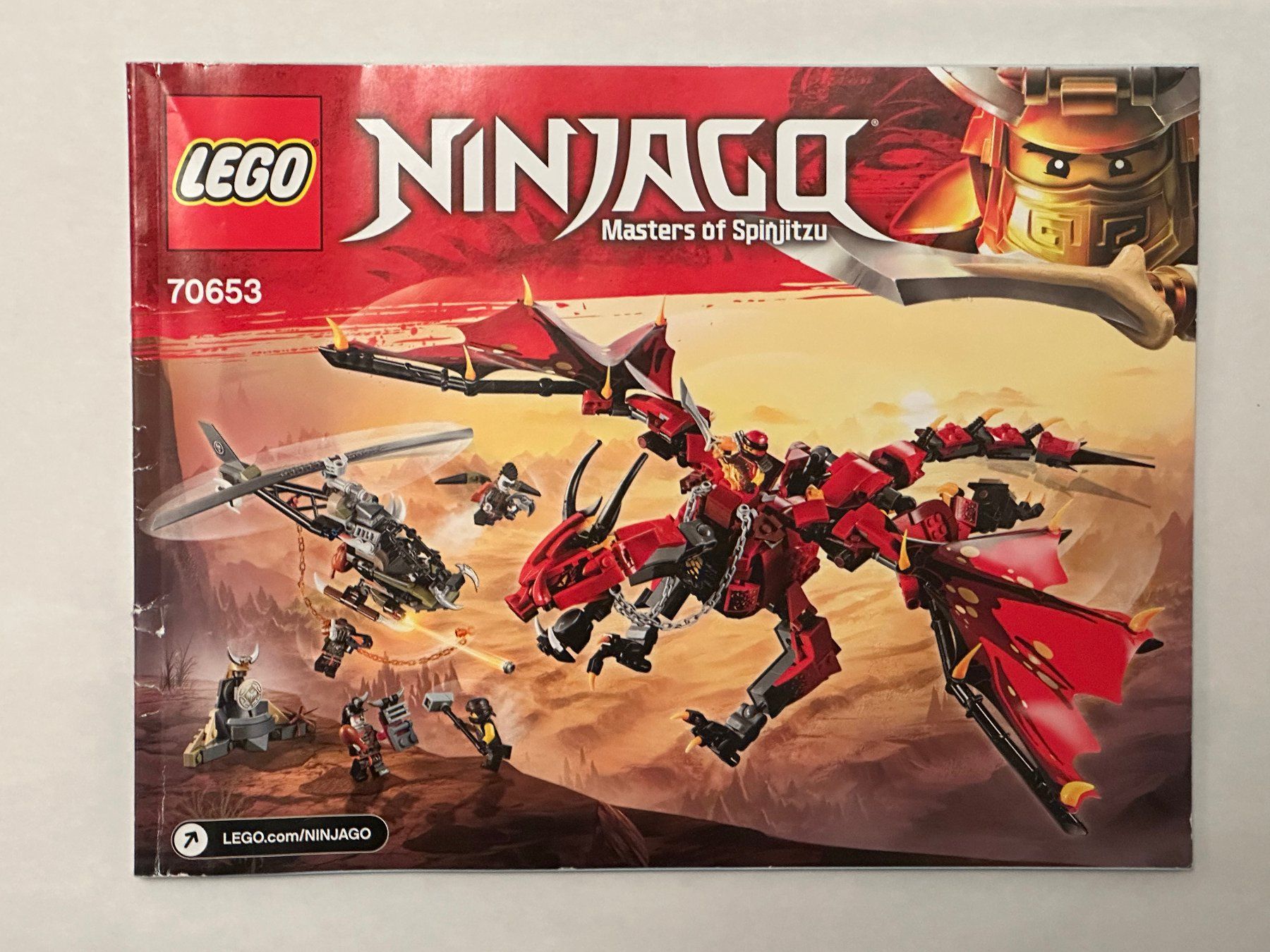 Lego Kit di costruzioni: LEGO Ninjago Firstbourne Drache 70653 + Helikopter Bundle – Usato da Meierskappel venduto da mar_cw5 9