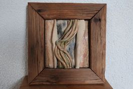 "Winden" Keramikrelief von Ueli Bettler