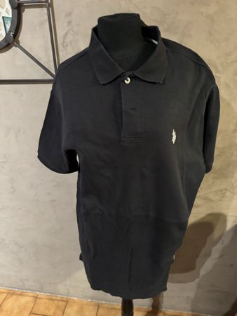 Polo U.S. Polo ASSN. noir, taille M Kilyan