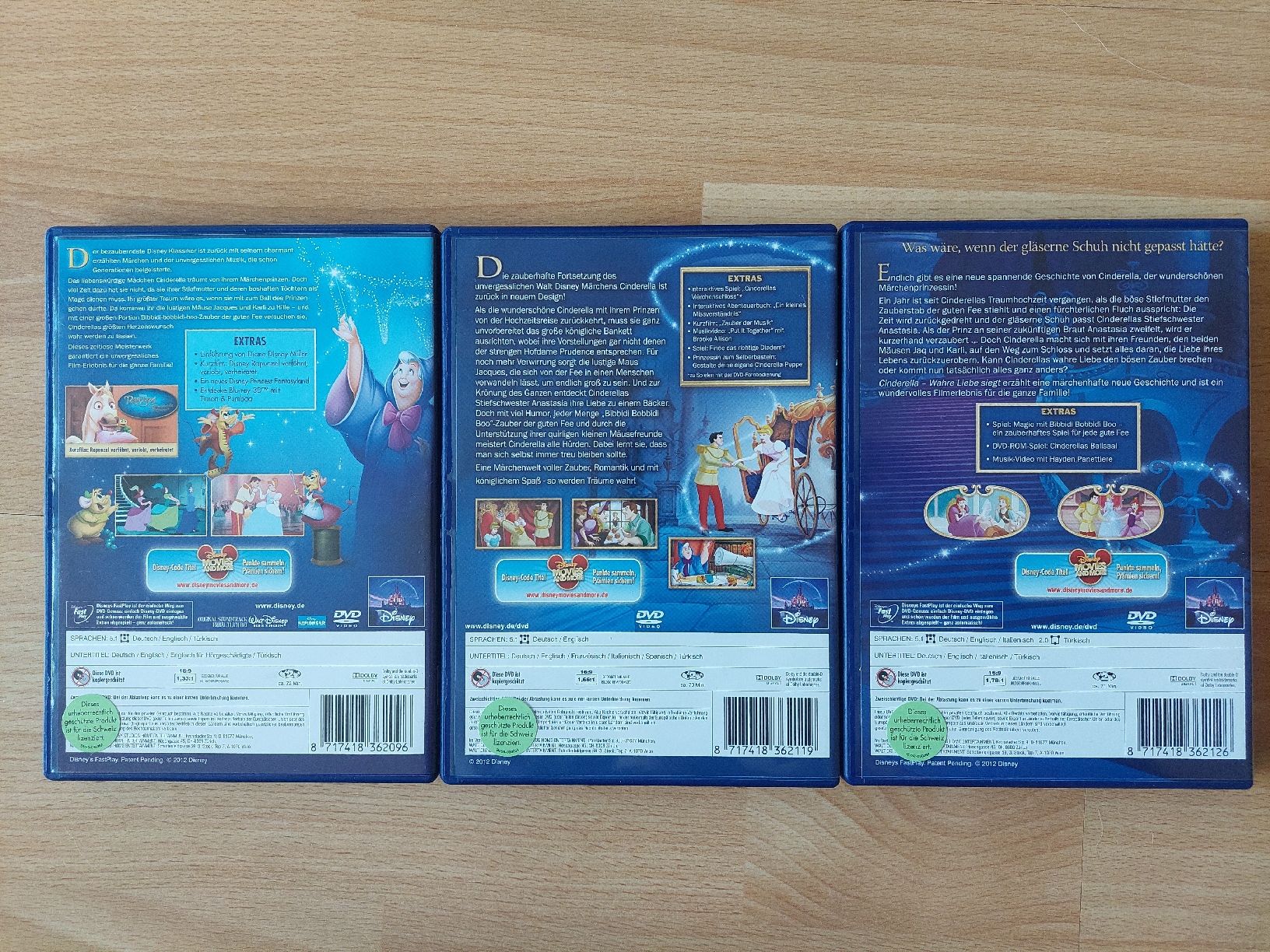 Alle DVDs: Cinderella 1-3 Collection, DVD-Boxset Deutsch – Gebraucht aus Magden von jukajo52 4