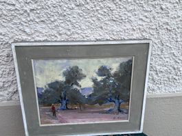 Gemälde ,Conrad Senn ,Landschaft  (Nr: 418)