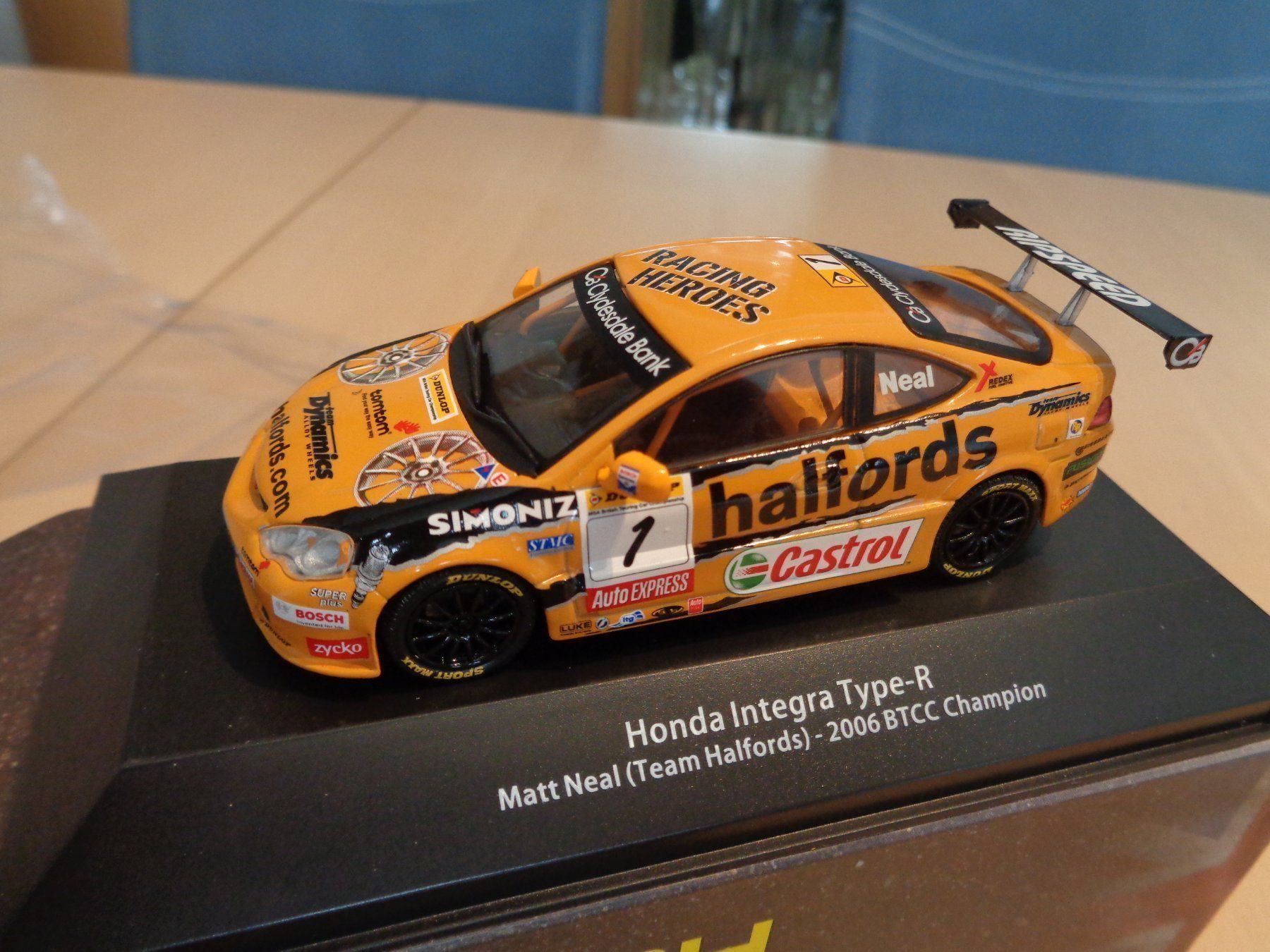 Honda Modellautos: Atlas 1:43  Honda Integra Type-R BTCC – Neu und originalverpackt aus Reconvilier von rallycar