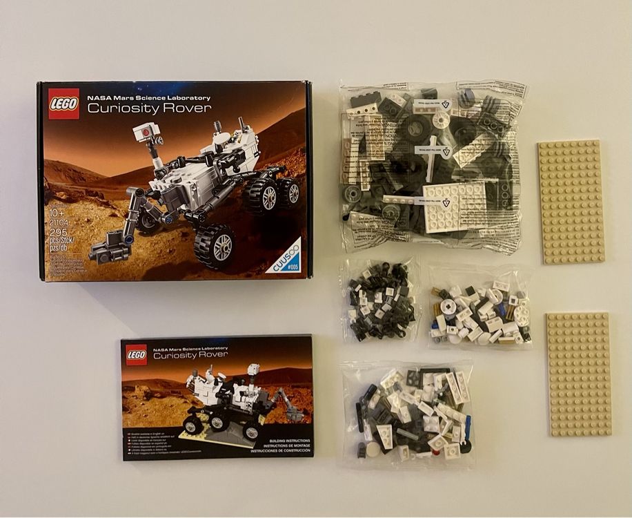 21104 LEGO Ideas NASA Mars Sci Lab. Curiosity Rover Neu+Box | Kaufen ...