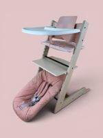 Stokke® Tripp Trapp inkl. Babyset, Kissen, Tray & Newborn
